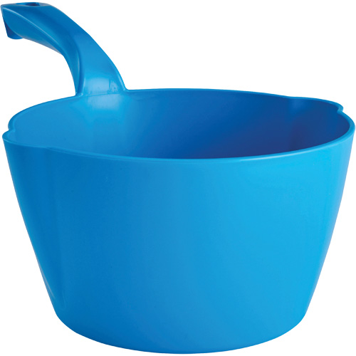 Round Bowl Scoop, Plastic, Blue, 64 oz. Helyx Safety & Industrial Supplies