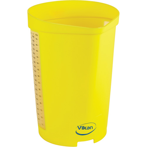 Measuring Jug, Plastic, Yellow, 65 oz. Helyx Safety & Industrial Supplies