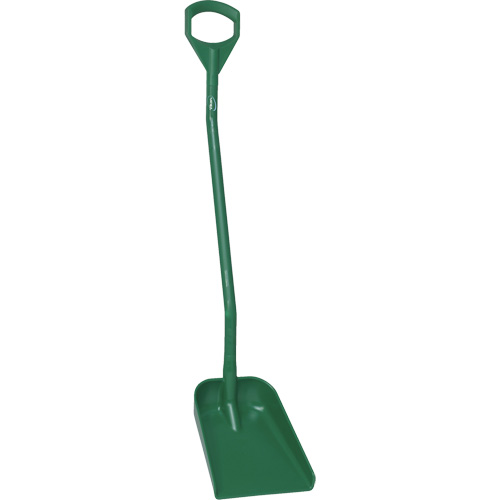 Ergonomic Small Blade Shovel, 50" Length, Plastic, Green Helyx Safety & Industrial Supplies