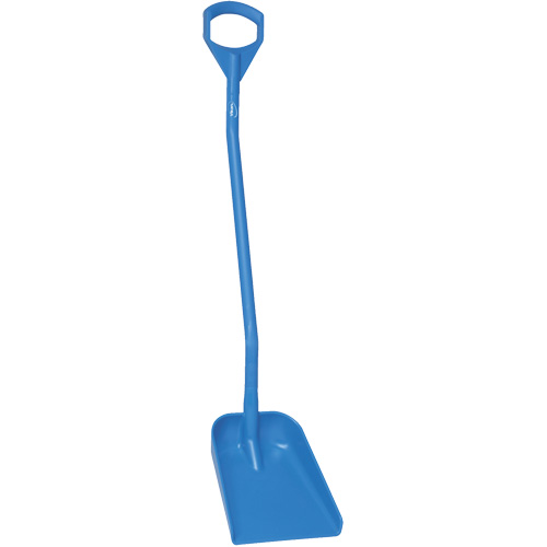 Ergonomic Small Blade Shovel, 50" Length, Plastic, Blue Helyx Safety & Industrial Supplies