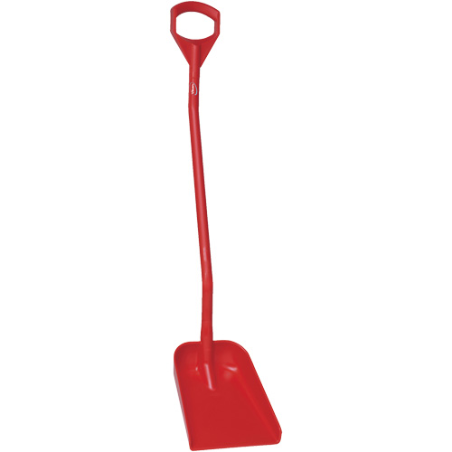 Ergonomic Small Blade Shovel, 50" Length, Plastic, Red Helyx Safety & Industrial Supplies