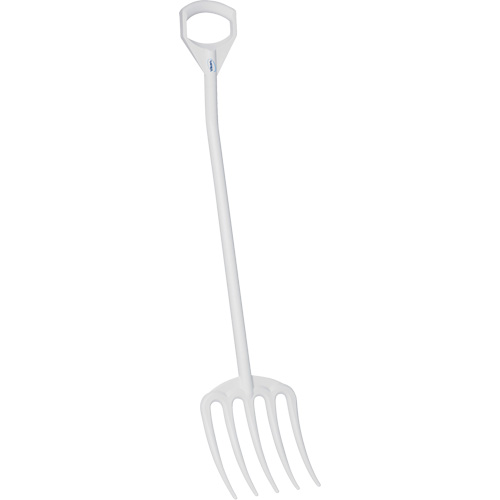 Hygienic Fork, 49" Length, Plastic, White Helyx Safety & Industrial Supplies