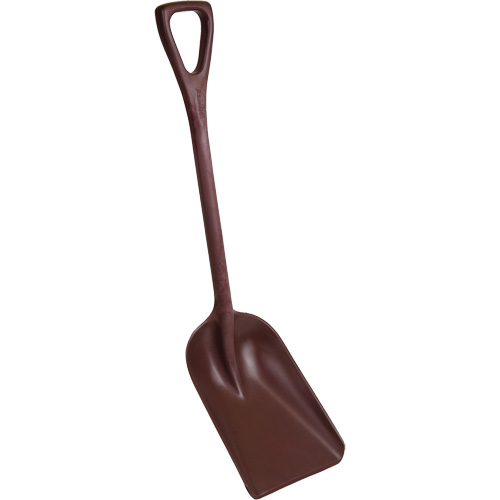 Pelle monobloc perceptible par d&eacute;tecteur de m&eacute;tal, Lame 10" x 14", Longueur de 37-1/2", Plastique, Rouge Helyx Safety & Industrial Supplies