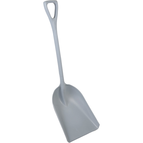 Pelle monobloc perceptible par d&eacute;tecteur de m&eacute;tal, Lame 13-3/4" x 17", Longueur de 42-1/2", Plastique, Gris Helyx Safety & Industrial Supplies