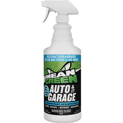 Mean Green&reg; Auto & Garage Disinfectant, 1.18 L, Trigger Bottle Helyx Safety & Industrial Supplies