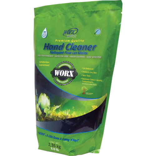 Nettoyant pour les mains biod&eacute;gradable, Poudre, 3 lb, Recharge, Parfum&eacute; Helyx Safety & Industrial Supplies