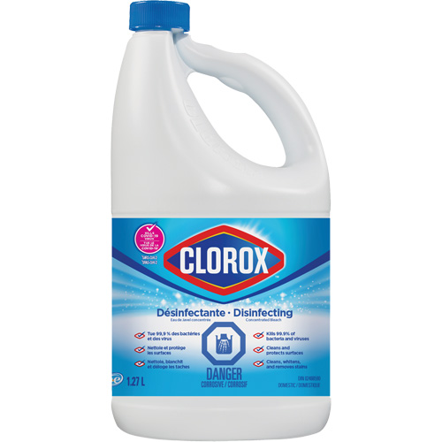 Disinfecting Bleach, 1.27 L, Jug Helyx Safety & Industrial Supplies