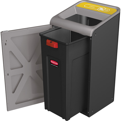 Configure Can Waste Container, Bulk/Curbside/Deskside, Steel, 23 US gal. Helyx Safety & Industrial Supplies
