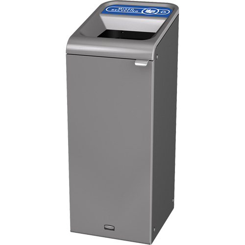 Configure Mixed Recycling Waste Container, Bulk/Curbside/Deskside, Steel, 15 US gal. Helyx Safety & Industrial Supplies
