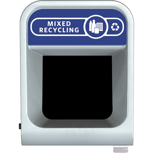 Configure Mixed Recycling Waste Container, Bulk/Curbside/Deskside, Steel, 33 US gal. Helyx Safety & Industrial Supplies