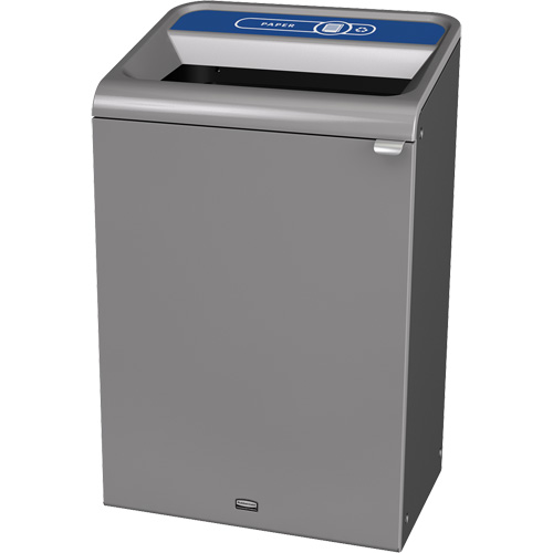 Conteneur pour d&eacute;chets de papier Configure, Vrac/Bord de rue/De bureau, Acier, 33 gal. US Helyx Safety & Industrial Supplies