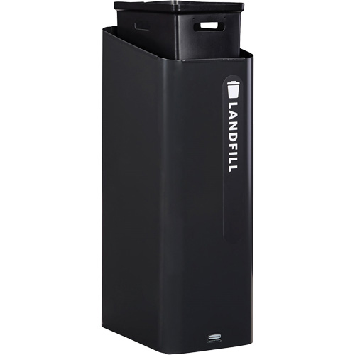 Bac d'ordures destin&eacute;s &agrave; l'enfouissement Sustain, Plastique/Acier, 15 gal. US Helyx Safety & Industrial Supplies