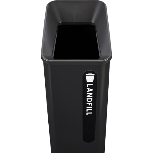 Bac d'ordures destin&eacute;s &agrave; l'enfouissement Sustain, Plastique/Acier, 15 gal. US Helyx Safety & Industrial Supplies