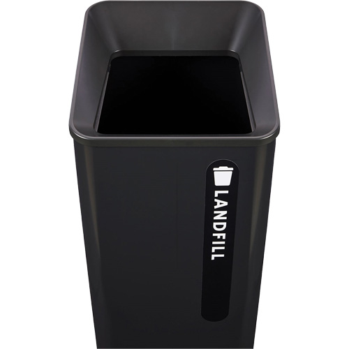 Bac d'ordures destin&eacute;s &agrave; l'enfouissement Sustain, Plastique/Acier, 23 gal. US Helyx Safety & Industrial Supplies