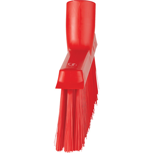 Balai biseaut&eacute; avec pas de vis inclin&eacute;, Crins Moyen, 10", Polyester, Rouge Helyx Safety & Industrial Supplies