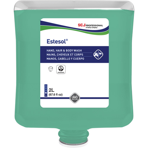 Estesol&reg; Hand, Hair and Body Cleaner, 2 L, Rain Forest, Plastic Cartridge Helyx Safety & Industrial Supplies