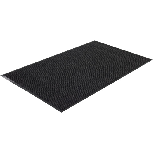 Twin Rib Matting, Wiper/Scraper, 2' x 3' x 1/4", Charcoal Helyx Safety & Industrial Supplies