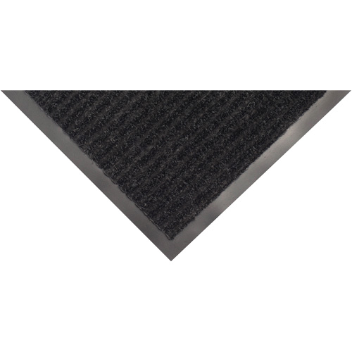 Twin Rib Matting, Wiper/Scraper, 2' x 3' x 1/4", Charcoal Helyx Safety & Industrial Supplies