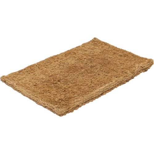 Tapis coco int&eacute;rieur/ext&eacute;rieur, Grattoir, 1-1/2' x 2-1/2' x 1-3/8", Naturel Helyx Safety & Industrial Supplies