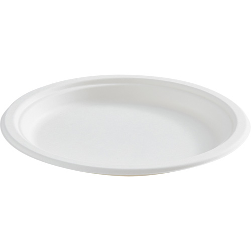 Assiette ronde en fibre compostable Helyx Safety & Industrial Supplies