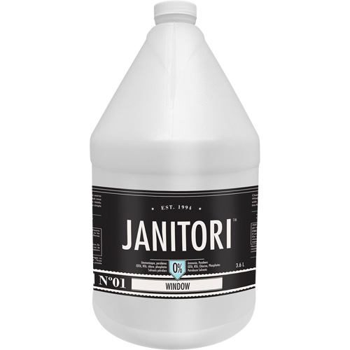 Nettoyant &agrave; fen&ecirc;tre Janitori 01, 4 L, Cruche Helyx Safety & Industrial Supplies