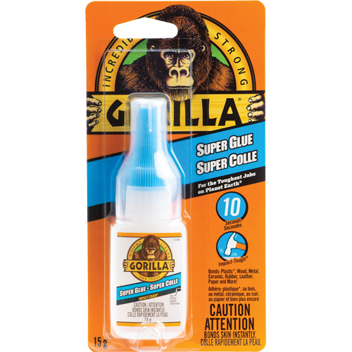 Super Glue, 15 g, Bottle, Clear Helyx Safety & Industrial Supplies