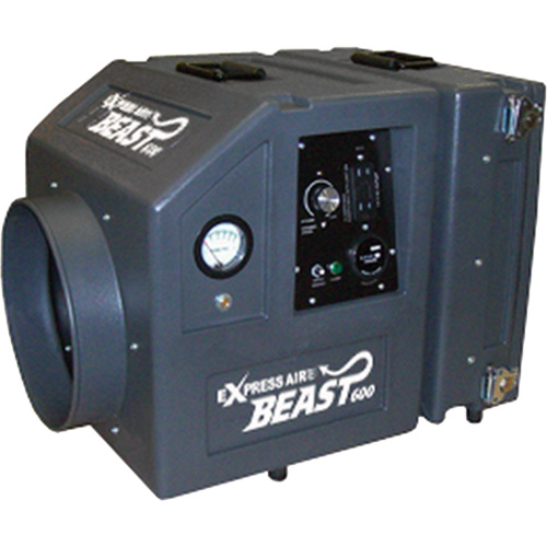 &eacute;purateur dair en poly&eacute;thyl&egrave;ne Express Air Beast 600 pi. cu/min Helyx Safety & Industrial Supplies