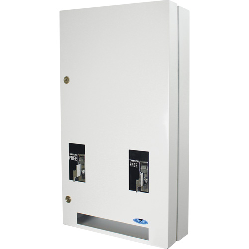 Surface Mounted Double Napkin/Tampon Vendor Helyx Safety & Industrial Supplies