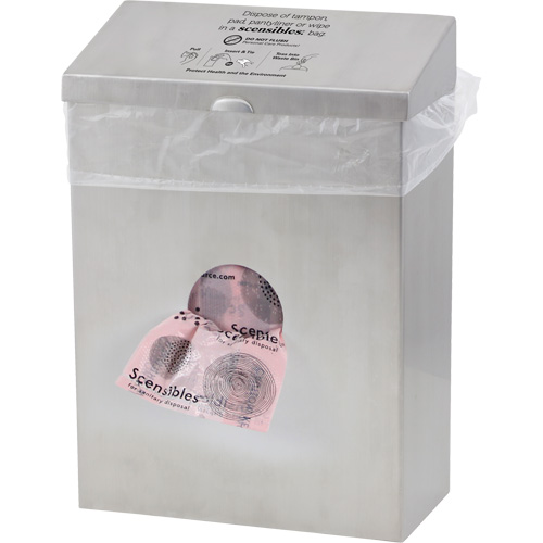 Contenant &agrave; d&eacute;chets & distributeur combin&eacute; Scensibles Helyx Safety & Industrial Supplies