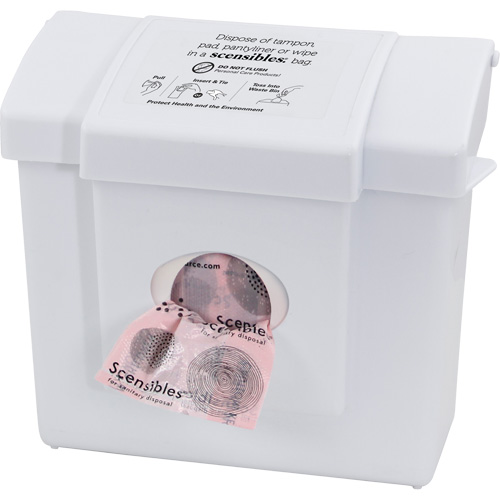 Contenant &agrave; d&eacute;chets & distributeur combin&eacute; Scensibles Helyx Safety & Industrial Supplies
