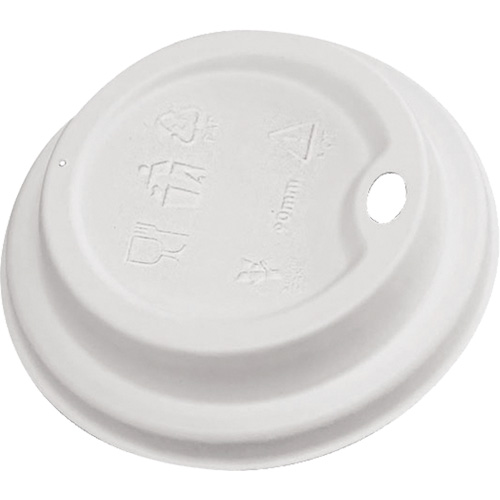 Compostable White Dome Sip Lids Helyx Safety & Industrial Supplies