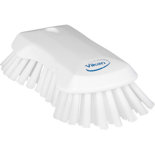 Brosse &agrave; main, Soies Tr&egrave;s ferme, Longueur de 9-1/10", Blanc Helyx Safety & Industrial Supplies