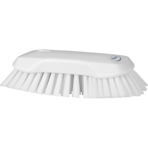 Brosse &agrave; main, Soies Tr&egrave;s ferme, Longueur de 9-1/10", Blanc Helyx Safety & Industrial Supplies