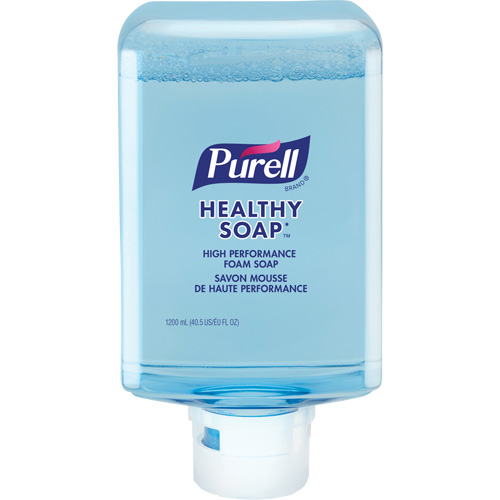 Savon mousse de haute performance ES10 PURELL HEALTHY SOAP avec la technologie CLEAN RELEASE, Mousse, 1200 ml, Sans parfum Helyx Safety & Industrial Supplies