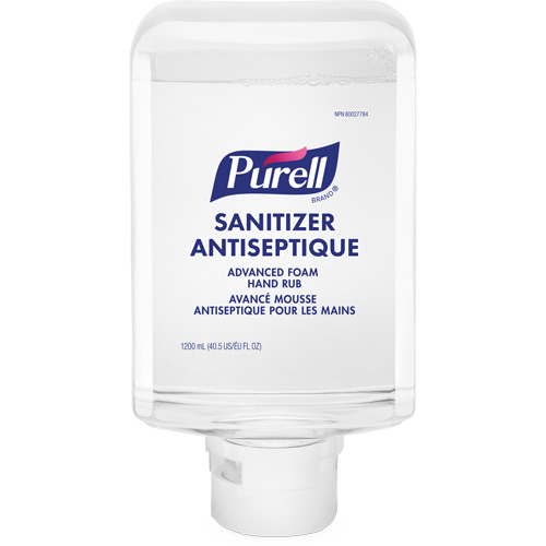 ES10 Advanced Hand Sanitizer Foam, 1200 ml, Cartridge Refill, 70% Alcohol Helyx Safety & Industrial Supplies