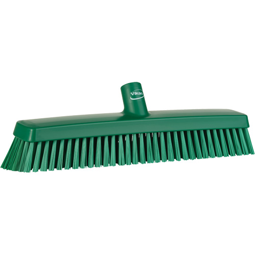 T&ecirc;te de balai-brosse, Crins Fin/Ferme, 16-1/2", Polyester/Polypropyl&egrave;ne, Vert Helyx Safety & Industrial Supplies