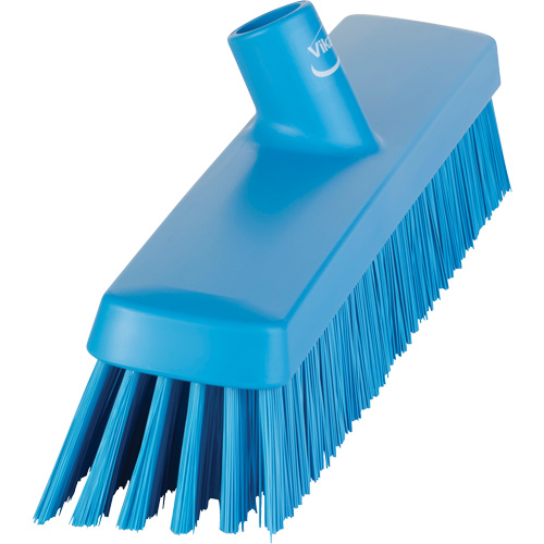 T&ecirc;te de balai-brosse, Crins Fin/Ferme, 16-1/2", Polyester/Polypropyl&egrave;ne, Bleu Helyx Safety & Industrial Supplies