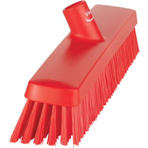 T&ecirc;te de balai-brosse, Crins Fin/Ferme, 16-1/2", Polyester/Polypropyl&egrave;ne, Rouge Helyx Safety & Industrial Supplies