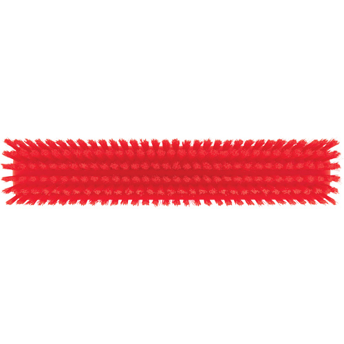 T&ecirc;te de balai-brosse, Crins Fin/Ferme, 16-1/2", Polyester/Polypropyl&egrave;ne, Rouge Helyx Safety & Industrial Supplies