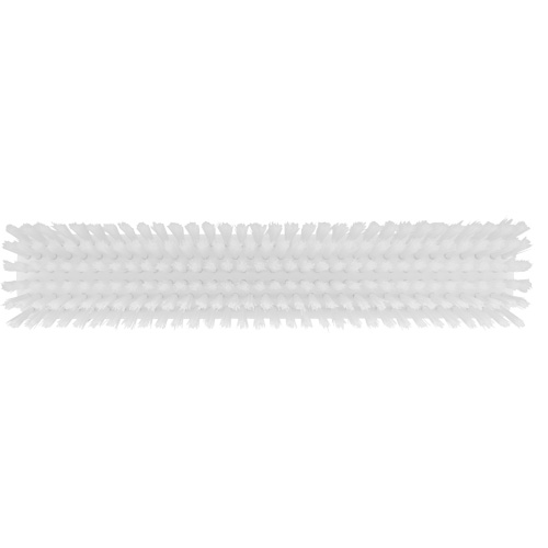 Push Broom Head, Fine/Stiff Bristles, 16-1/2", Polyester/Polypropylene, White Helyx Safety & Industrial Supplies