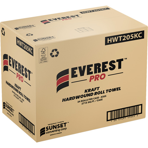 Everest Pro Kraft Hardwound Roll Towels, 1 Ply, Standard Helyx Safety & Industrial Supplies