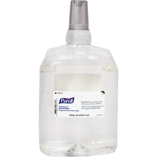 Recharge de savon &agrave; main REDIFOAM professionnel, Mousse, 2000 ml, Sans parfum Helyx Safety & Industrial Supplies