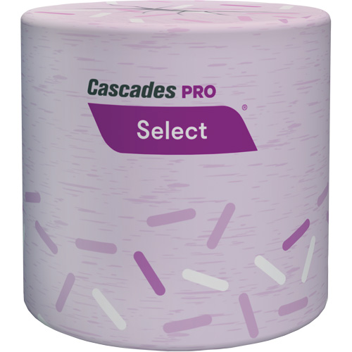 PRO Select&reg; Bathroom Tissue, 1 Ply, 1000 Sheets/Roll, White Helyx Safety & Industrial Supplies