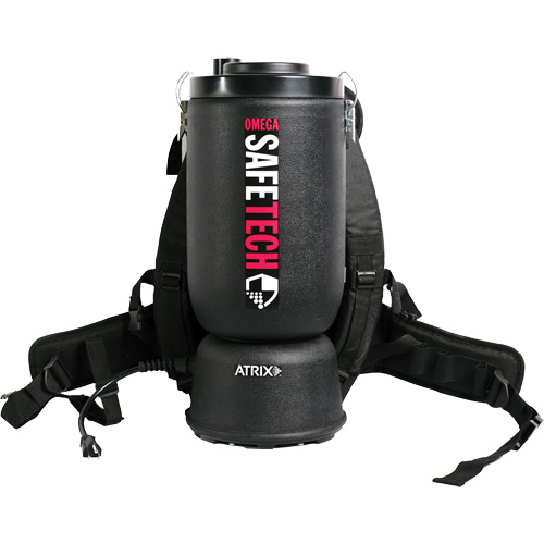 Omega SafeTech HEPA Backpack Vacuum Helyx Safety & Industrial Supplies