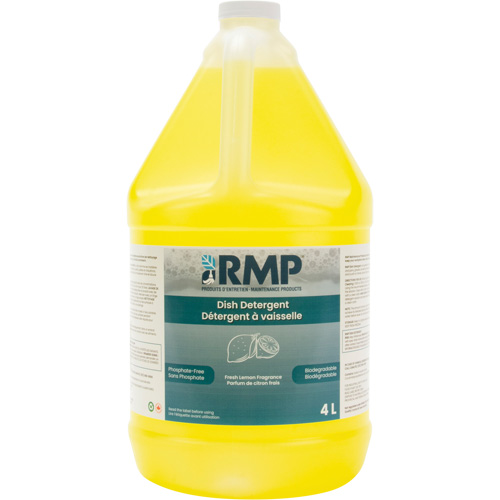 Impact Lemon Dish Detergent, Liquid, 4 L, Lemon Helyx Safety & Industrial Supplies