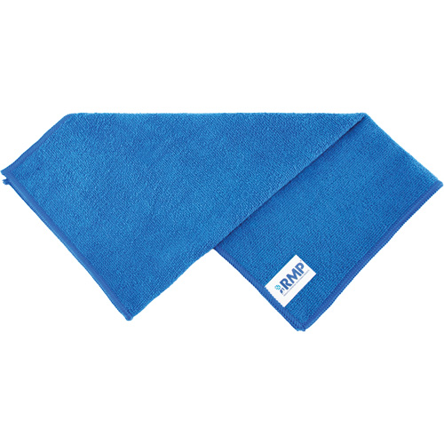 Chiffon de d&eacute;poussi&eacute;rage et nettoyage, Microfibre, Bleu Helyx Safety & Industrial Supplies
