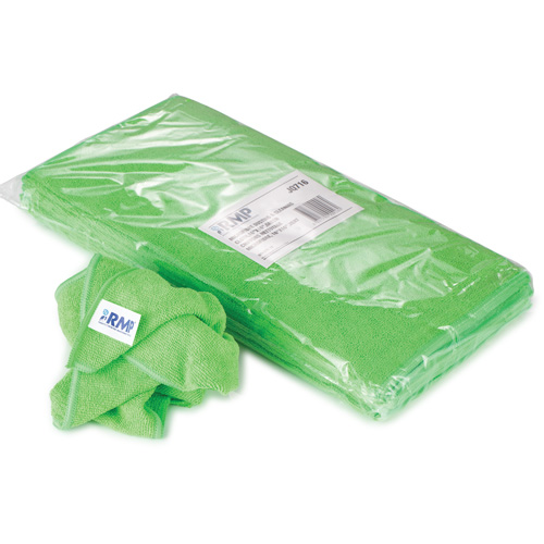Chiffon de d&eacute;poussi&eacute;rage et nettoyage, Microfibre, Vert Helyx Safety & Industrial Supplies