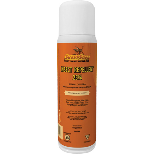 Insectifuge, DEET &agrave; 25 %, A&eacute;rosol, 170 g Helyx Safety & Industrial Supplies