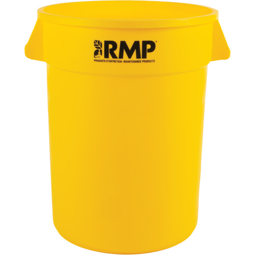 Garbage Bin, Polyethylene, 32 US gal. Helyx Safety & Industrial Supplies