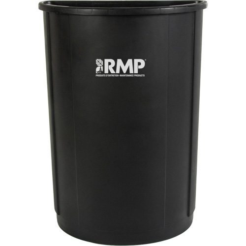 Poubelle demi-ronde, Poly&eacute;thyl&egrave;ne, 21 gal. US Helyx Safety & Industrial Supplies